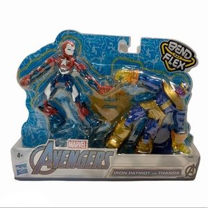 Marvel Avengers Bend Flex Iron VS Thanos Hasbro